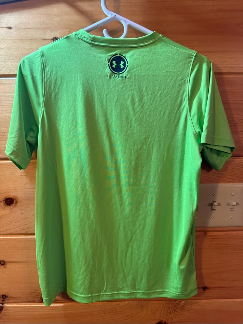 Under Armour Boy’/  Lime Green Combine Heatgear Short Sleeve Shirt
